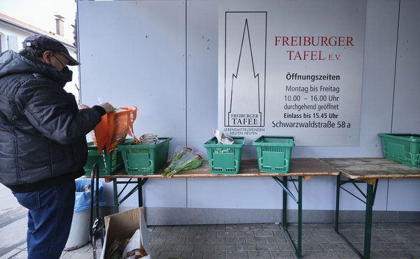 Auch der Freiburger Tafelladen hat einen bedrohlichen Brief bekommen. 