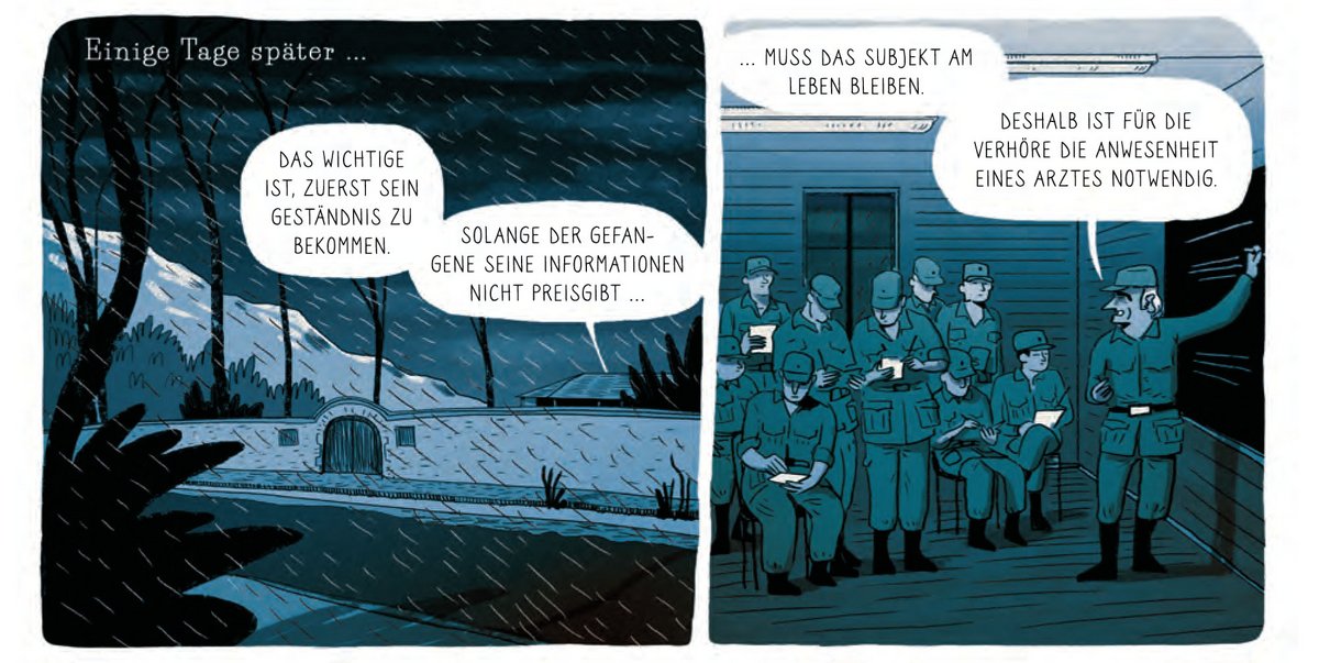 … und gibt zum Beispiel der bolivianischen Polizei Folter-Na… und gibt zum Beispiel dem bolivianischen Militär Folter-Nachhilfe.chhilfe. … und gibt zum Beispiel dem bolivianischen Militär Folter-Nachhilfe.