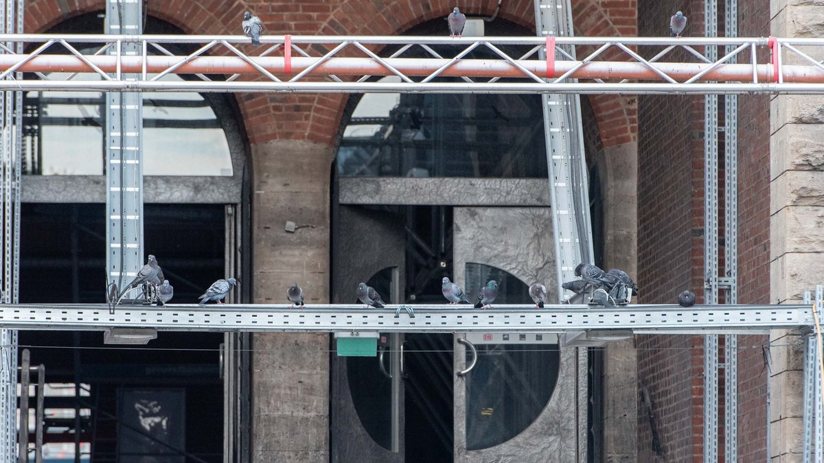Kackposition respektive Scheißlage am alten Stuttgarter Hauptbahnhof.
