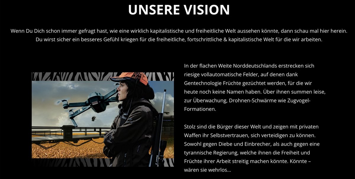 Schöne neue Welt: Bewaffnete gegen den Staat unterm Drohnenhimmel. Screenshot Liberty Rising Schöne neue Welt: Bewaffnete gegen den Staat unterm Drohnenhimmel. Screenshot Liberty Rising