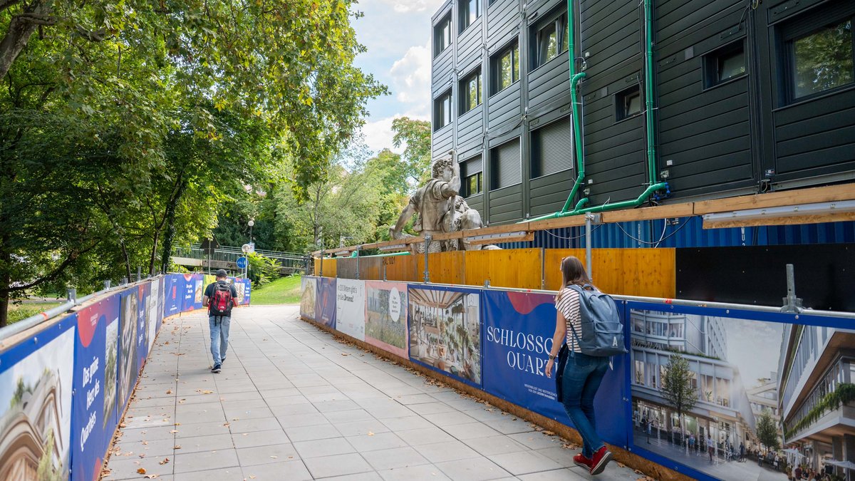 Am Ende des Rundgangs übern Fernwanderweg 2 lockt der Schlossgarten. Beziehungsweise das, was von ihm übrig geblieben ist.