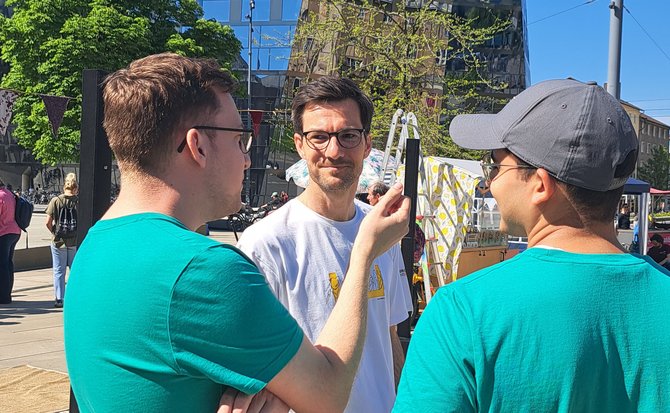 Amtsinhaber Martin Horn, parteilos, Favorit der SPD. Foto: Johanna Henkel-Waidhofer