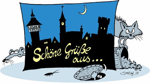 ... Schwäbisch Hall. Illustration: Oliver Stenzel