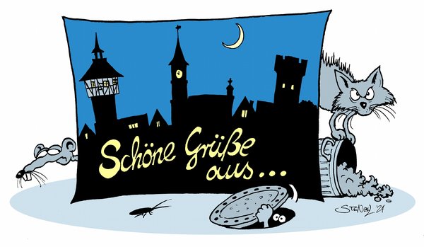 ... Metzingen. Illustration: Oliver Stenzel