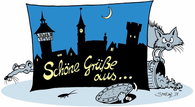 ... Reutlingen. Illustration: Oliver Stenzel