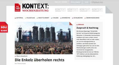 Der Kontext-Seitenkopf in alter Optik. Screenshot