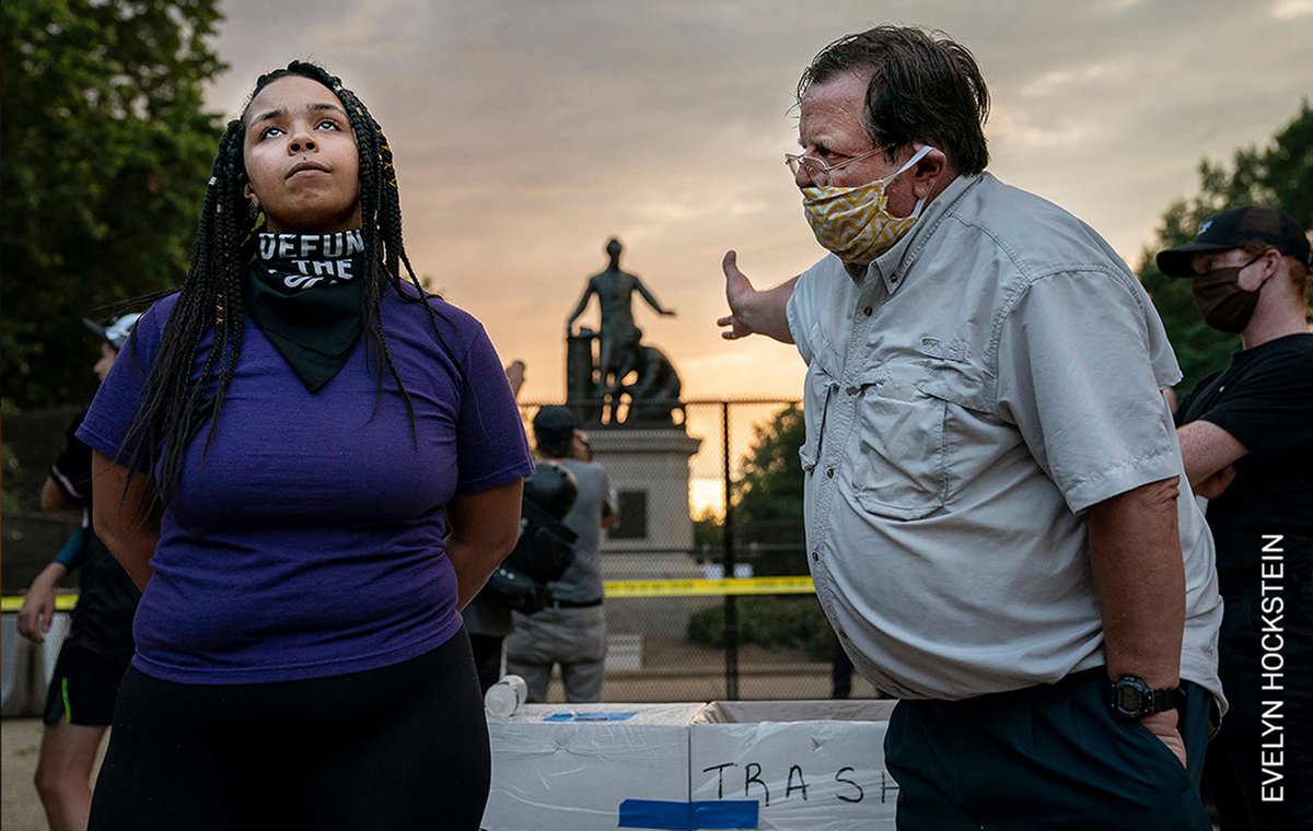 Ebenfalls ein Zeichen der Hoffnung: Dort hinten steht die Lincoln-Statue heute nicht mehr. Foto: Evelyn Hockstein