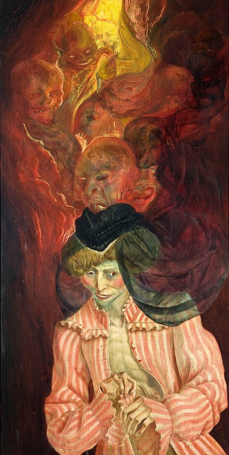 Otto Dix: Die Irrsinnige, 1925. Foto: VG Bild-Kunst, Kunsthalle Mannheim