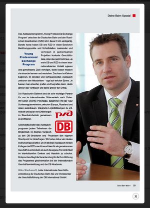 DB-Manager Niko Warbanoff. Screenshot www.deine-bahn.de