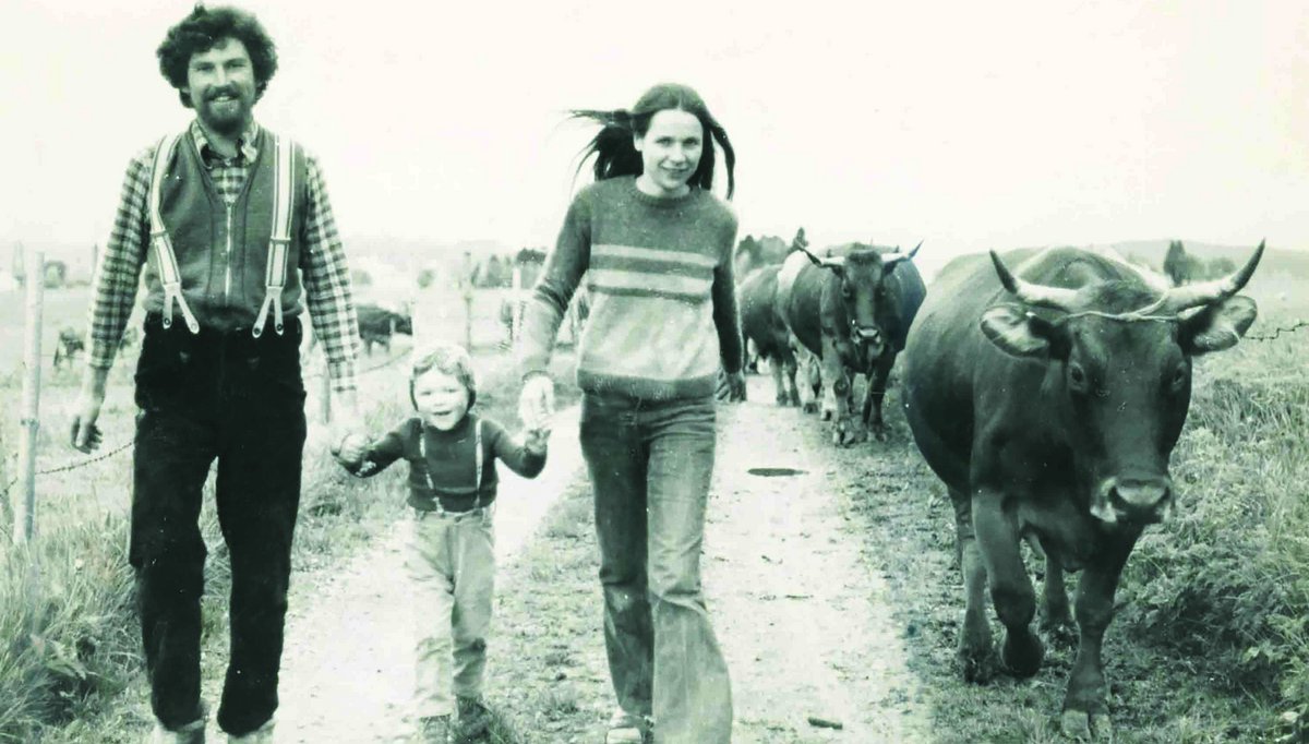 Alfons und Marlise Notz mit Sohn Jonas, 1978. Foto: privat