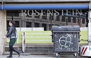 Wenig Interesse am Showroom Rosenstein. Foto: Joachim E. Röttgers