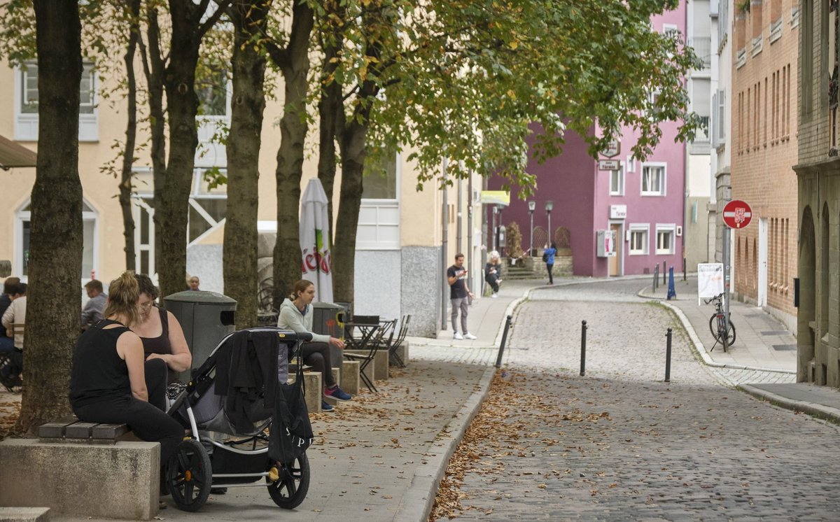  Die Weberstraße.