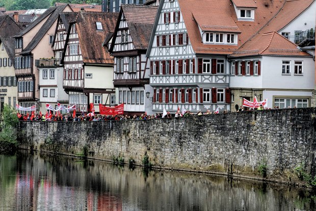 Demokratie wagen! Nicht nur hinter der Mauer. Foto: Martin Storz