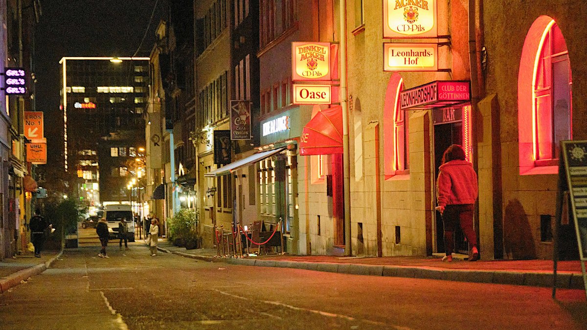 Rotlichtmilieu Leonhardsviertel in Stuttgart-Mitte. Rotlichtmilieu Leonhardsviertel in Stuttgart-Mitte.