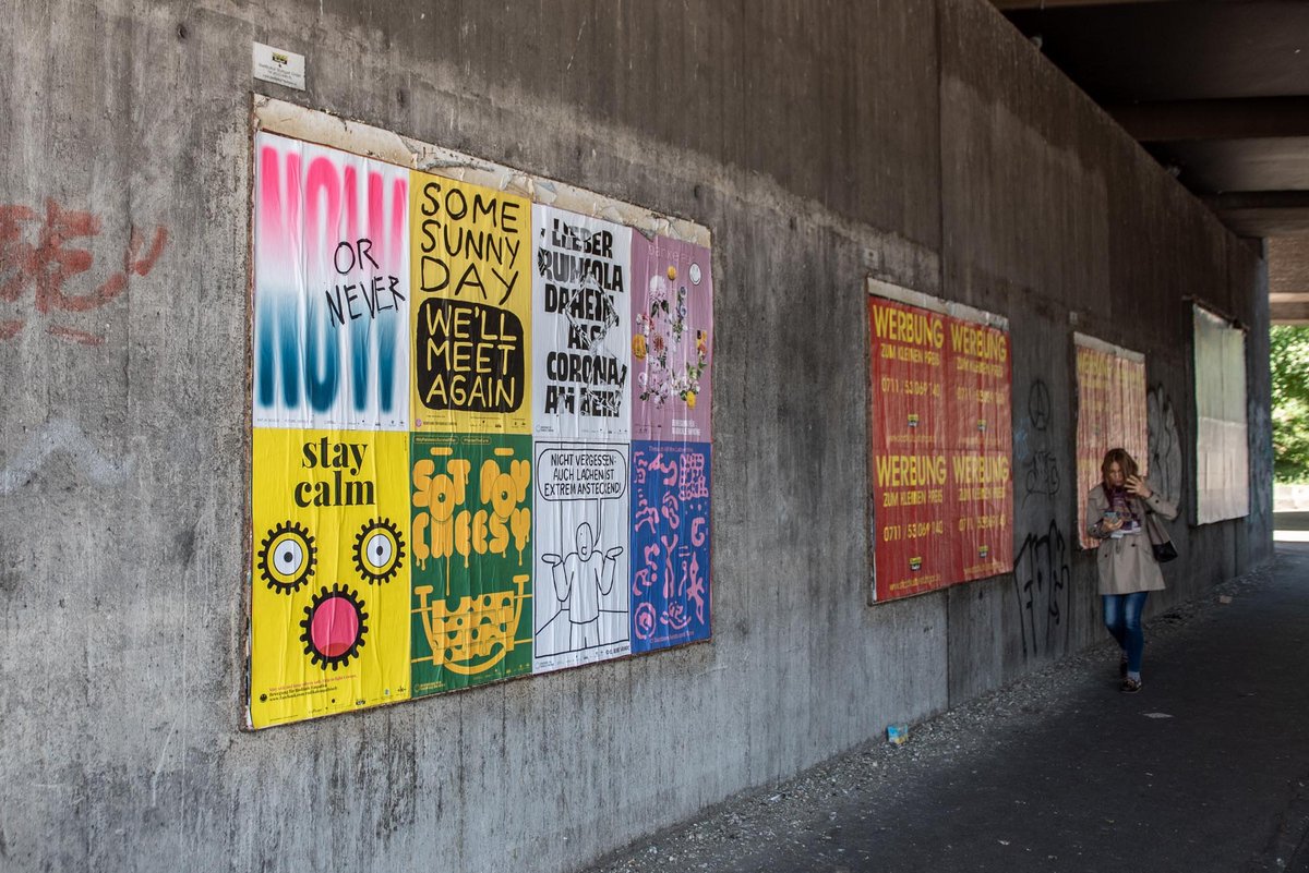 Ein bisschen Bunt im Grau des Alltags. 