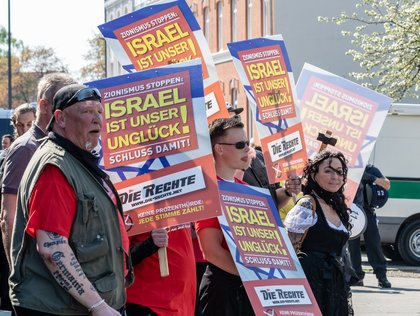 Die Rechte in Wuppertal, April 2019. Foto: Twitter, @Infozentrale