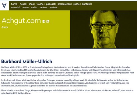 Screenshot: www.achgut.com