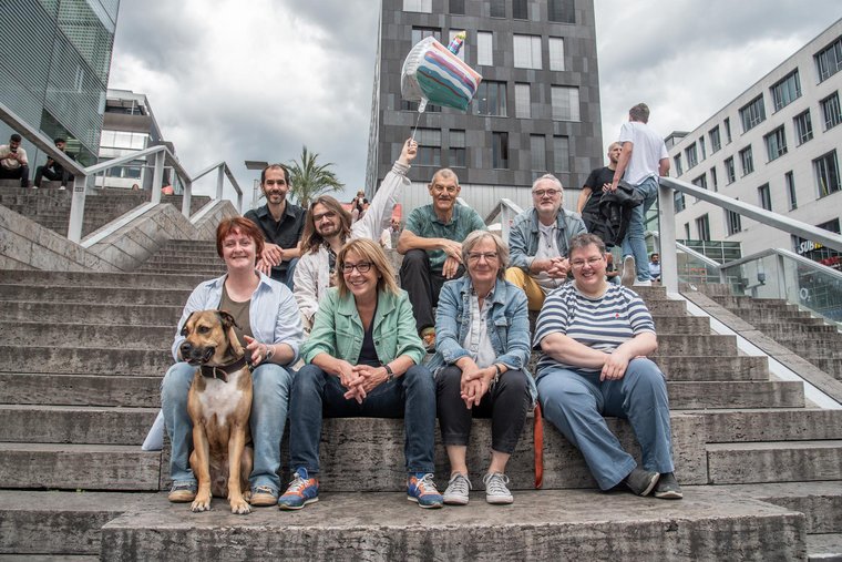 Gruppenfoto Kontext-Redaktion