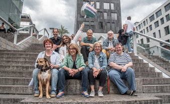 Gruppenfoto Kontext-Redaktion
