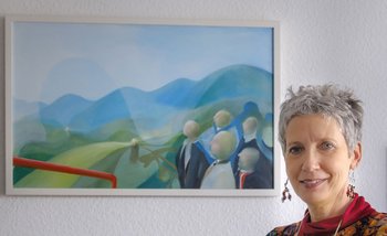 "Die Erscheinung" von Maler und Protest-Urgestein Gangolf Stocker.