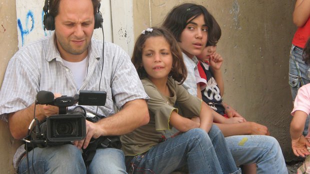 Marcus Vetter bei Recherchen. Foto: Ziad Bakri