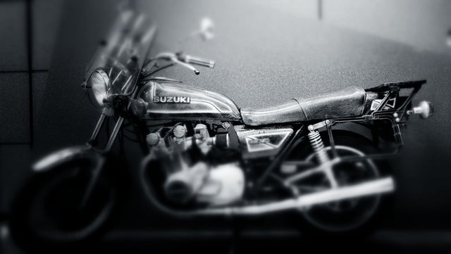 Das Motorrad, von dem die tödlichen Schüsse auf Buback abgegeben wurden. Foto: Martin Storz