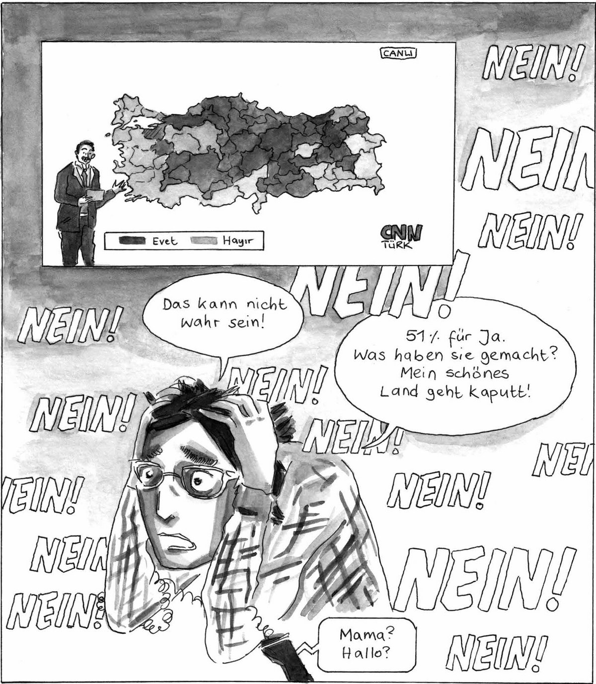 "Ah, bist du Türkin?"