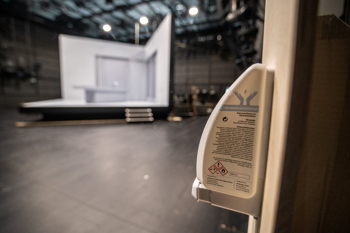 Nummer zwei: Desinfektionsmittelspender. Foto: Björn Klein  Nummer zwei: Desinfektionsmittelspender. Foto: Björn Klein