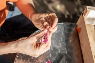 ... und zum Joint drehen. 