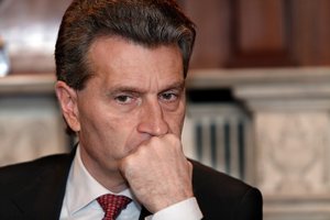 War vielleicht auch ein ganz klein wenig selber schuld an seinem Abgang: Günther Oettinger.