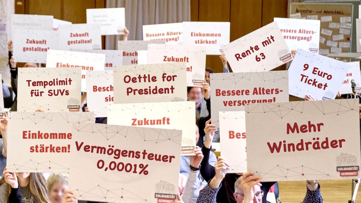Oettle weiß, was Wähler:innen wünschen. Foto und Montage: Joachim E. Röttgers