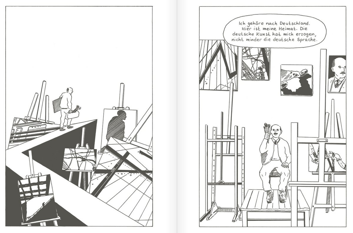 Experimentierfreudig: Büke Schwarz widmet sich dem expressionistischen Maler Ludwig Meidner, der mit seinem Londoner Exil hadert.