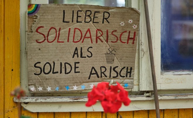 Die Stadtgesellschaft zeigte sich mit den Wagenburgen solidarisch. Dort gehört Solidarität zu den wichtigsten Pfeilern des Zusammenlebens. Foto: Joachim E. Röttgers