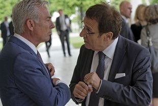 Sind sich nicht grün: Reinhart und Strobl.