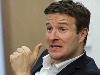 Macht vor, wie's bergab geht: Martin Körner.