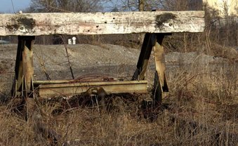 Endstation Schienengüterverkehr: Gleise mit Aktivierungspotenzial auf dem Gelände des Kieswerks Valet und Ott unweit des Bahnhofs Schwackenreute.