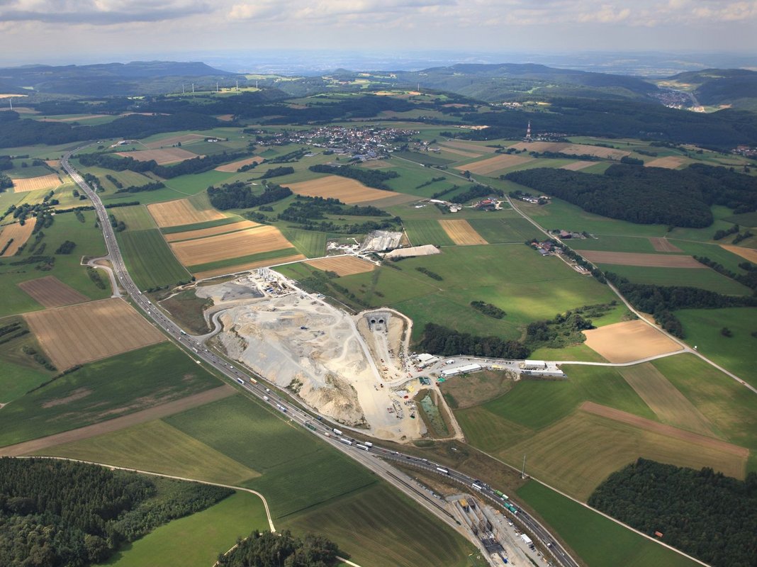 Bahntrasse bei Hohenstadt.