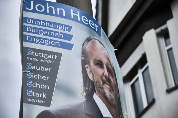 Puff-Daddy will Rathaus-Daddy werden: John Heer.