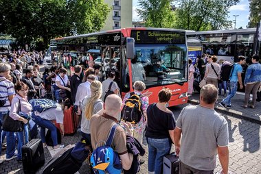 2017 sorgte eine Bahntunnel-Absenkung in Rastatt für Chaos. Foto: Joachim E. Röttgers