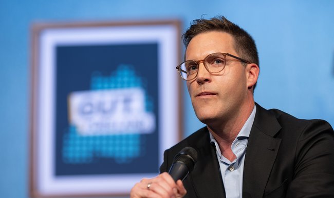 Am Pläneschmieden: Manuel Hagel, Vorsitzender der CDU-Fraktion im Landtag und Spitzenkandidat für die Landtagswahl am 8. März.