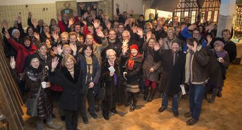 Genossen haben Anteil am Kinoprojekt. Fotos: M. Leser