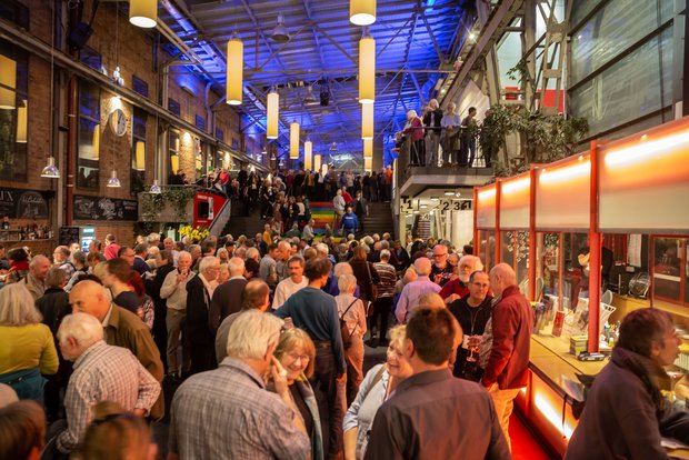 Voll war's am Dienstag bei der Jubiläumsfeier.  Voll war's am Dienstag bei der Jubiläumsfeier.