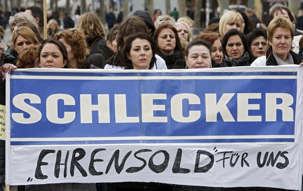 Den Kampf der Schlecker-Frauen 2012 hat Breymaier maßgeblich vorangetrieben. Foto: Joachim E. Röttgers Den Kampf der Schlecker-Frauen 2012 hat Breymaier maßgeblich vorangetrieben. Foto: Joachim E. Röttgers