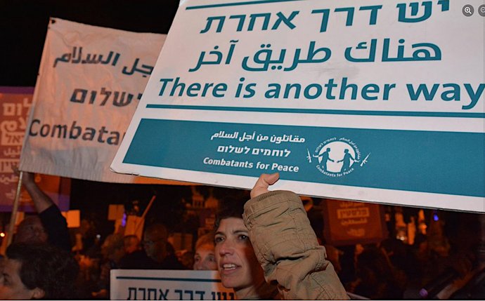 Kämpfer:innen für Frieden, für Menschlichkeit –  Jerusalem, 2017. Screenshot: Facebook