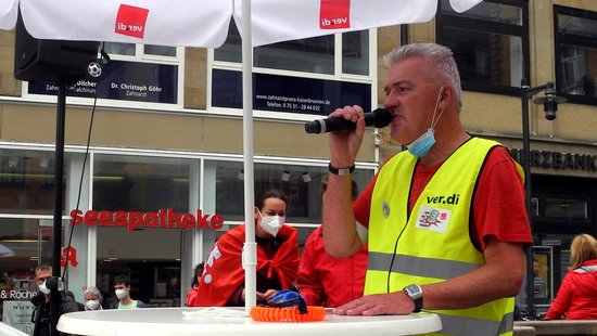 Mit Kündigungen und einer unternehmensnahen Betriebsratsliste "ging der Krieg los", sagt Gewerkschafter Markus Klemt. Foto: Pit Wuhrer