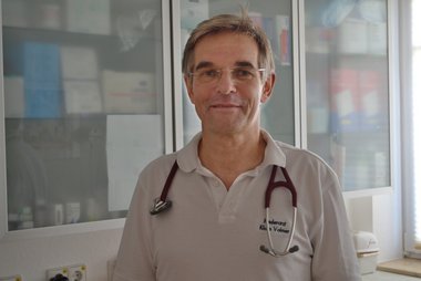Wieder in Deutschland: Kinderarzt Klaus Volmer. Foto: Reck