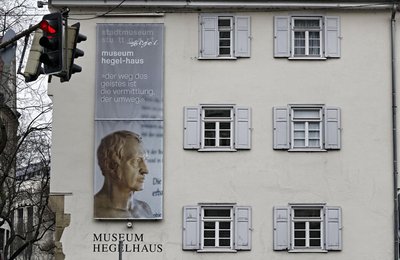 Das Hegelhaus in der Eberhardstraße.