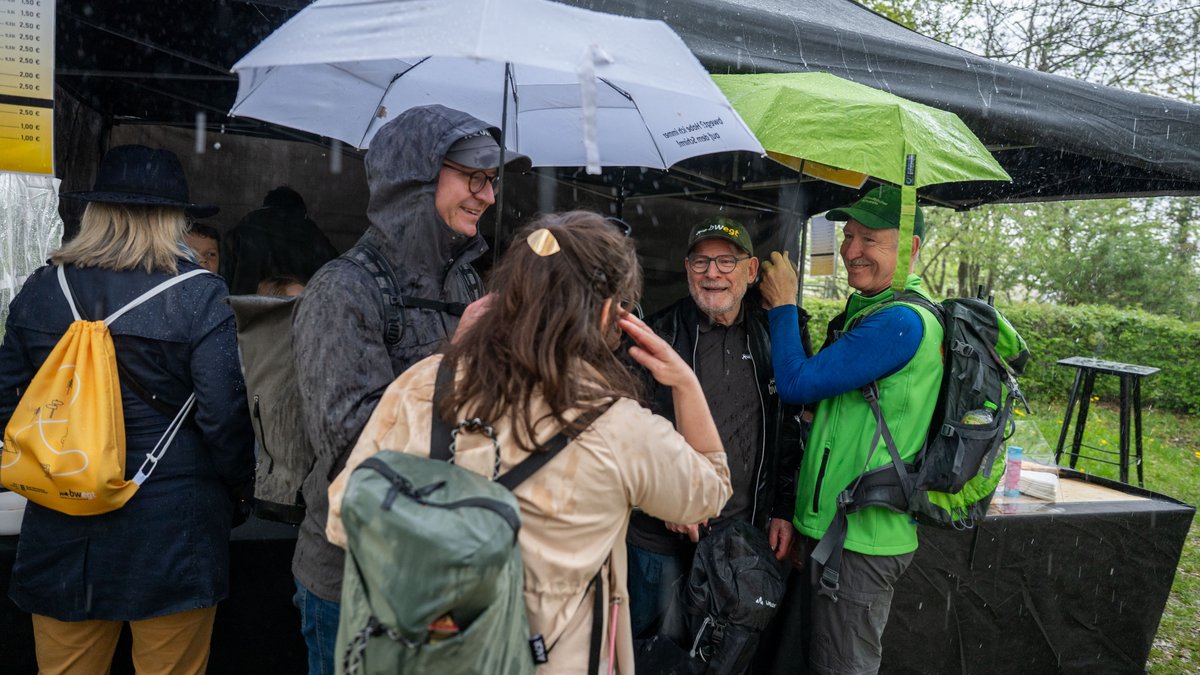 Wolkenbruch am Bismarckturm.