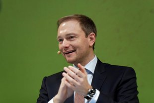 FDP-Chef Christian Lindner beim Dreikönigstreffen 2015 in Stuttgart.