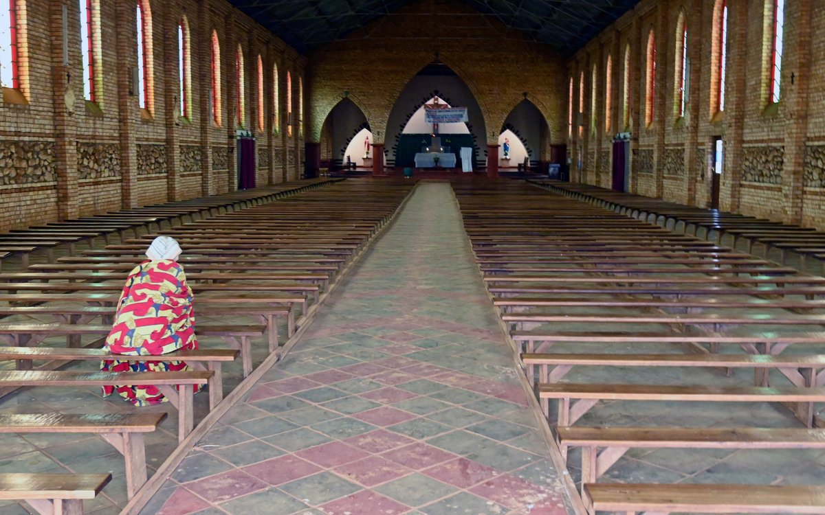 Eine Kirche in den Bergen im Südosten des Landes.